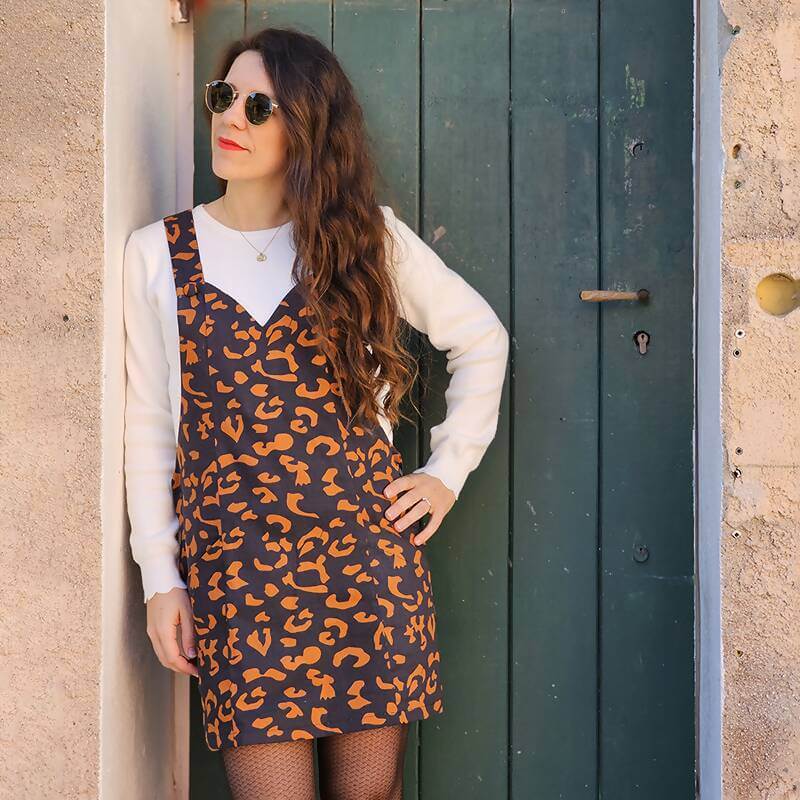 Salopette jupe & Short Honolulu - T34 à 48, patron de couture pdf à télécharger, tenue tendance pour un look estival décontracté.